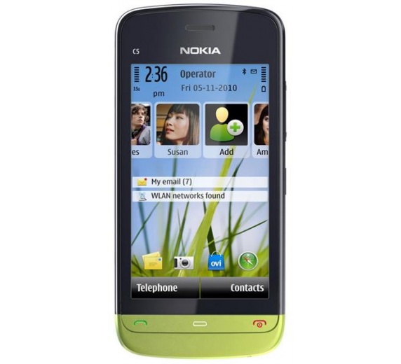 Nokia C5-03 Lime Green фото 1